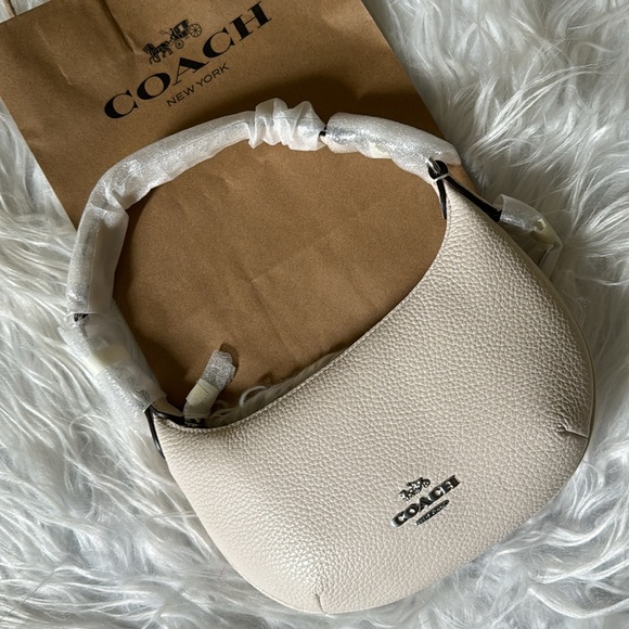 Coach Mini Payton Bag! NWT Silver/Chalk - Picture 3 of 11